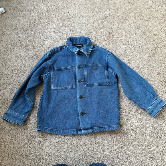 Emporio Armani Indigo Denim Shirt